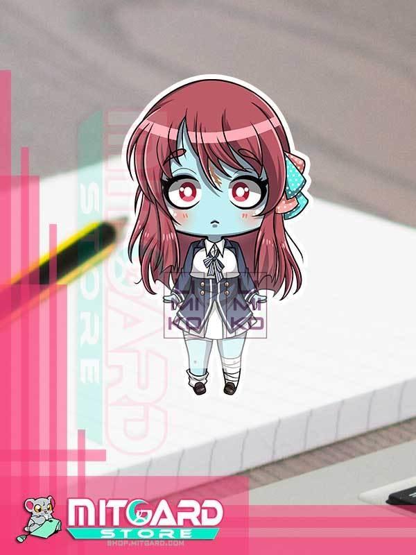 ZOMBIE LAND SAGA Sakura Minamoto Sticker vinil adhesive anime by Limiko’s Art - 1